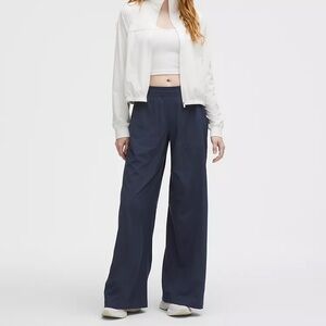 Lululemon Swift Mid-Rise Wide-Leg Pant-Club Blue-NWT